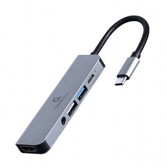 5 Port USB Type C Multiport Adapter HDMI USB Hub Cablematic
