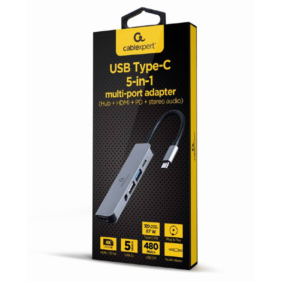 Adattatore multiporta USB tipo C a 5 porte Hub USB HDMI
