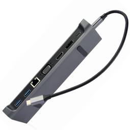 Adattatore USB Type-C a 9 porte multiporta