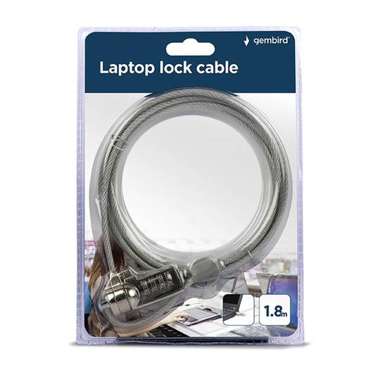 Gembird Combination Lock Laptop Security Cable