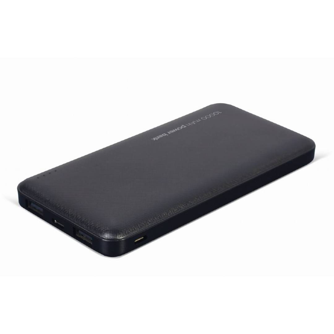 Batería externa Gembird de 10000mAh con 1 USB-C a 2 USB-A