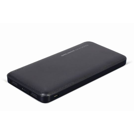 Batería externa Gembird de 10000mAh con 1 USB-C a 2 USB-A