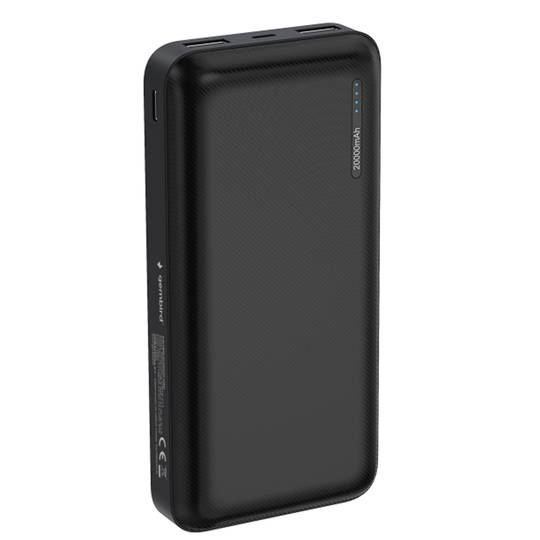 Batteria esterna Gembird 20000mAh con 1 porta microUSB e 2 porte USB-A