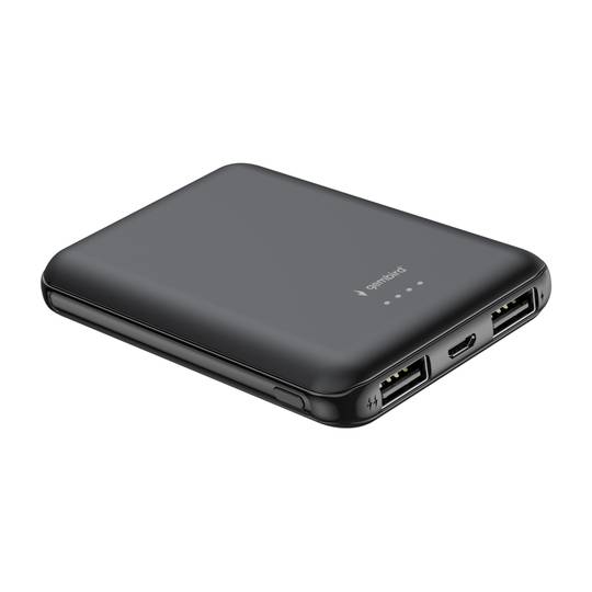 Gembird 5000mAh Powerbank mit 1x Micro-USB auf 2x USB-A