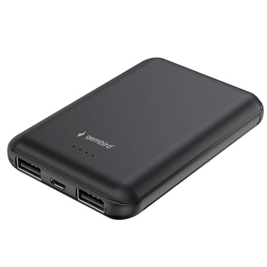 Gembird 5000mAh Powerbank mit 1x Micro-USB auf 2x USB-A