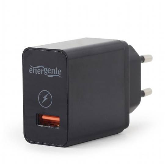 Carregador USB Gembird de 3A amb port per a càrrega ràpida