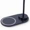 Gembird Black Wireless Charger Desk Lamp