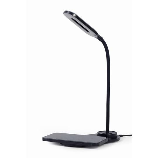 Gembird Black Wireless Charger Desk Lamp