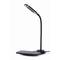 Gembird Black Wireless Charger Desk Lamp