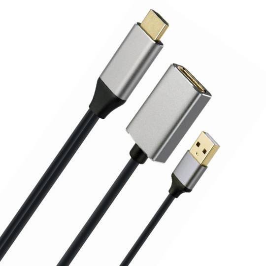 Cable adaptador activo Gembird HDMI 4K macho a DisplayPort hembra