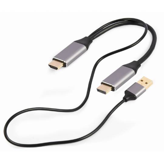 Gembird HDMI męski na DisplayPort męski aktywny kabel adaptera 2 m na kabel 4K