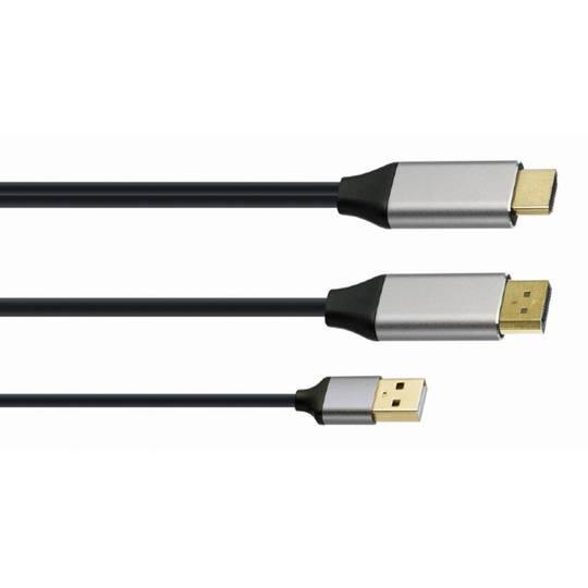 Gembird HDMI męski na DisplayPort męski aktywny kabel adaptera 2 m na kabel 4K