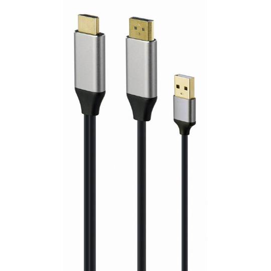 Gembird HDMI męski na DisplayPort męski aktywny kabel adaptera 2 m na kabel 4K