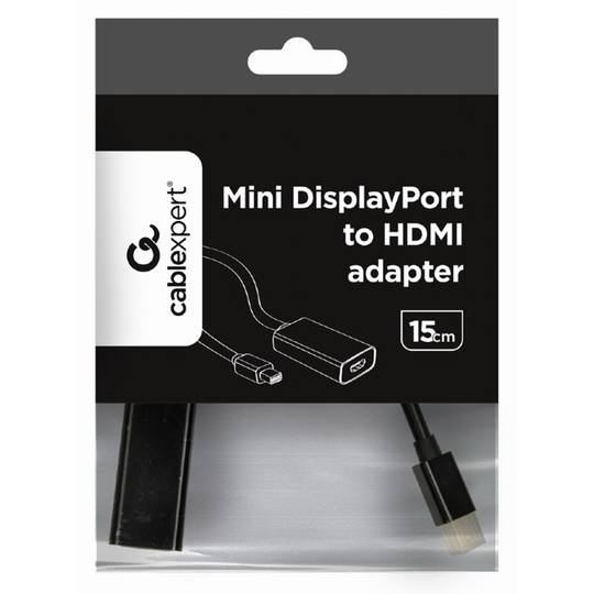 Przejściówka Gembird Mini DisplayPort na HDMI