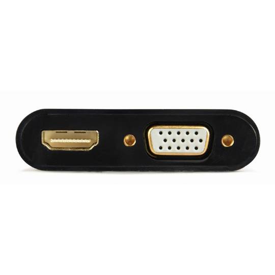 Gembird HDMI zu HDMI + VGA Adapterkabel 0,15m