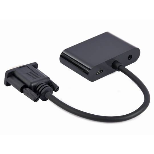 Gembird HDMI zu HDMI + VGA Adapterkabel 0,15m