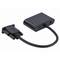 Gembird HDMI zu HDMI + VGA Adapterkabel 0,15m