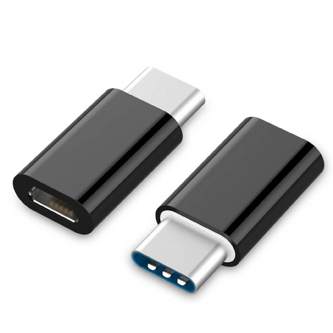 Przejściówka Gembird z USB typu C 2.0 na męski i żeński Micro USB