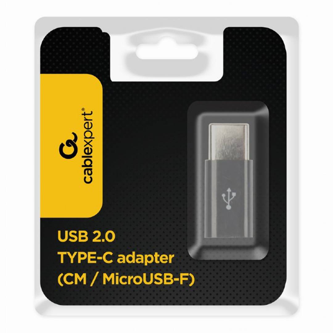 Gembird USB Type C 2.0 to Micro USB Male and Female Adapter - Cablematic