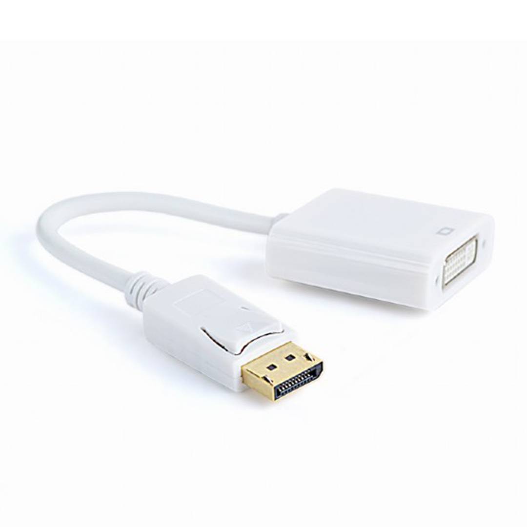 Adattatore Gembird DisplayPort maschio a DVI femmina bianco