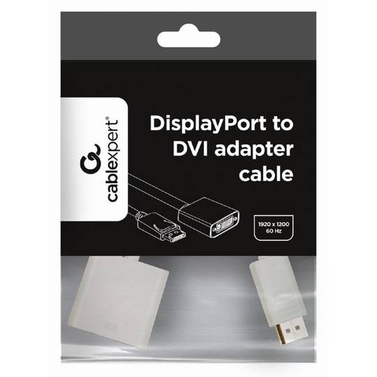 Adattatore Gembird DisplayPort maschio a DVI femmina bianco