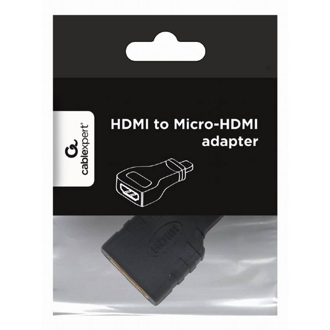 Adaptador Gembird HDMI hembra a HDMI micro macho