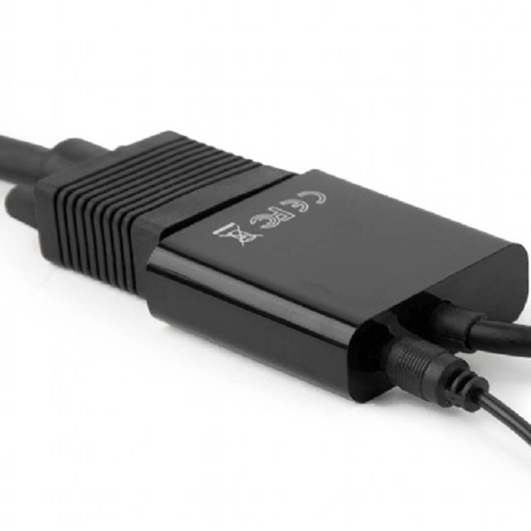 Gembird HDMI to VGA Female Adapter with Audio 3.5mm Length 20cm
