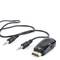 Gembird Adapter żeński HDMI na VGA z dźwiękiem 3,5 mm Długość 15 cm