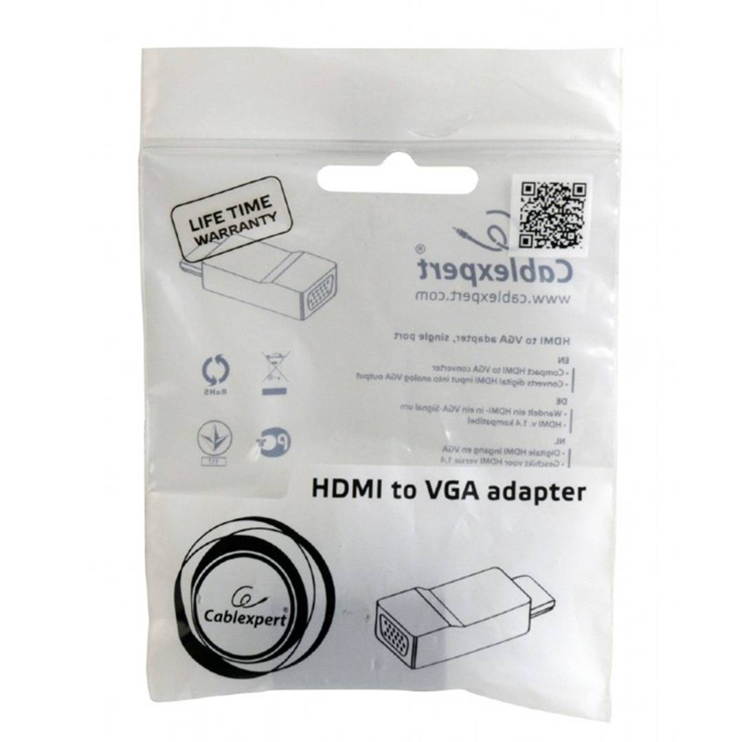 Adaptador Gembird VGA femella a HDMI mascle