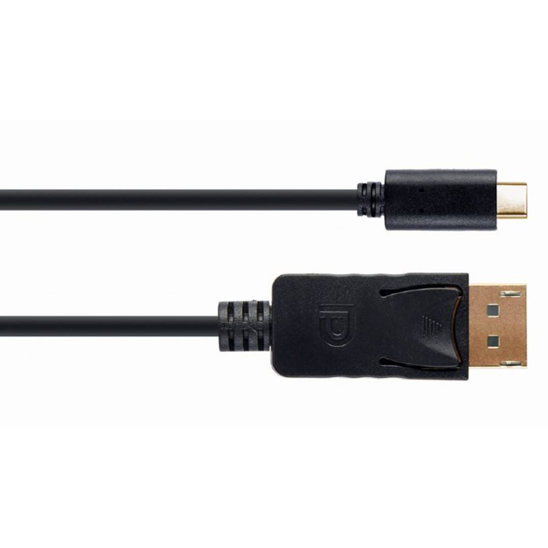 Adaptador USB-C para DisplayPort macho 4K 60 Hz, 2m preto