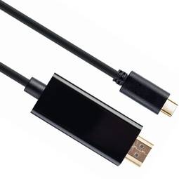 Adapter USB-C męski na HDMI męski 4K 30Hz 2m w kolorze czarnym