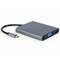 Gembird 6-in-1 USB-C Adapter, Gray