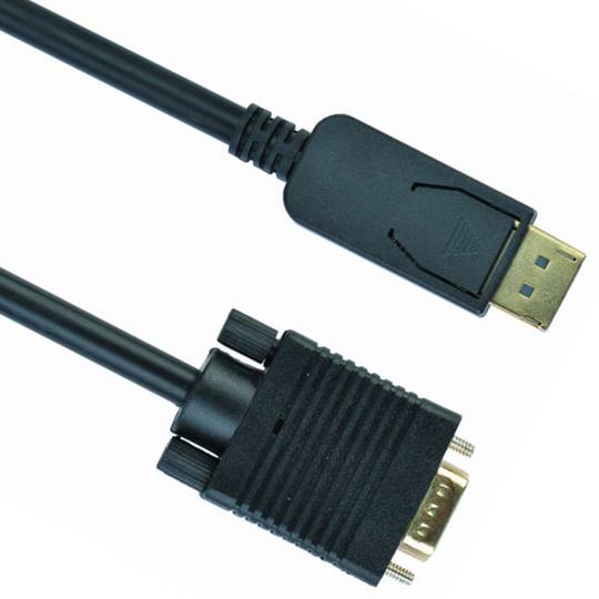 Gembird DisplayPort Male to VGA Male Cable 1.8m