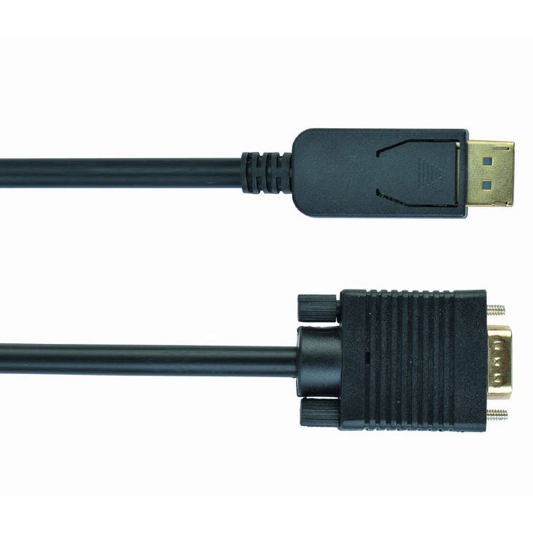 Gembird DisplayPort Male to VGA Male Cable 1.8m