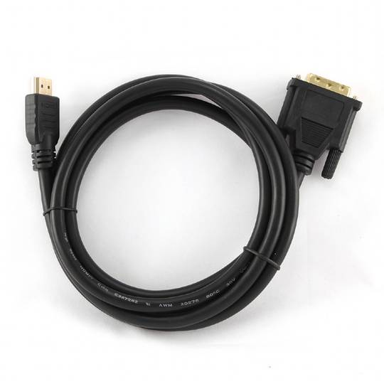 Gembird Cavo HDMI da 1,8 m con connettore da HDMI a DVI maschio a maschio