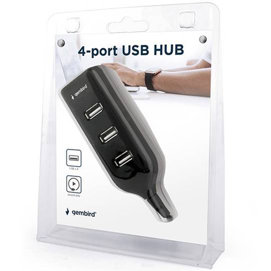Gembird 4-Port USB 2.0 USB Hub