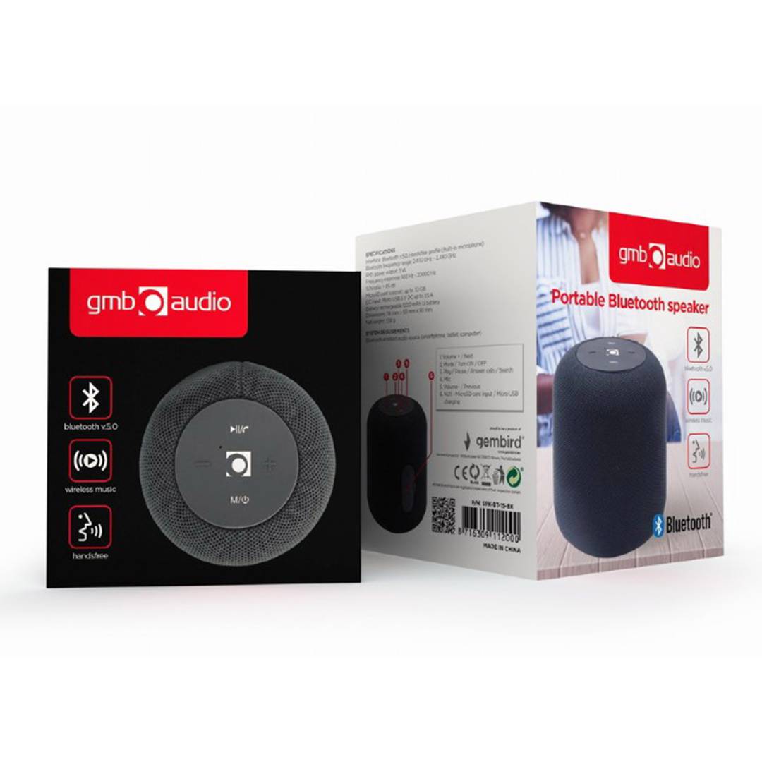 Gembird 5W Bluetooth Speaker with Microphone
