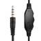 Gembird headphones with microphone and volume control White