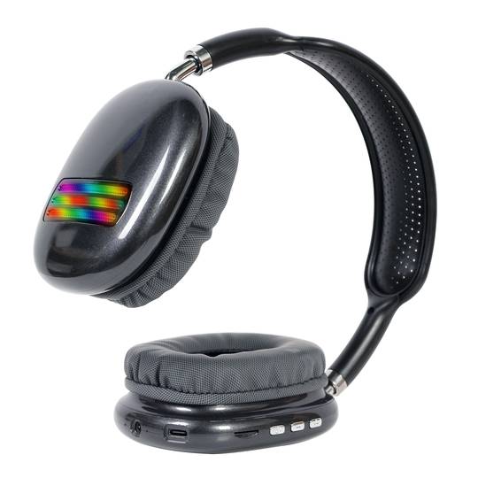 Cuffie Bluetooth stereo Gembird con effetto luce LED in nero