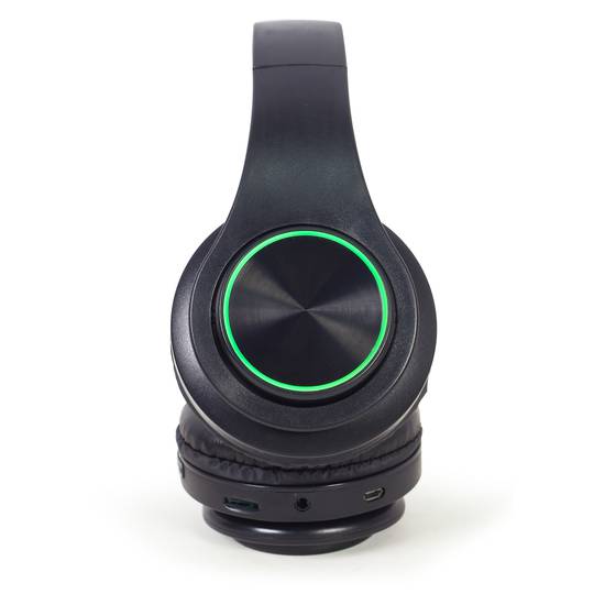 Casque stéréo Bluetooth Gembird avec effet de lumière LED