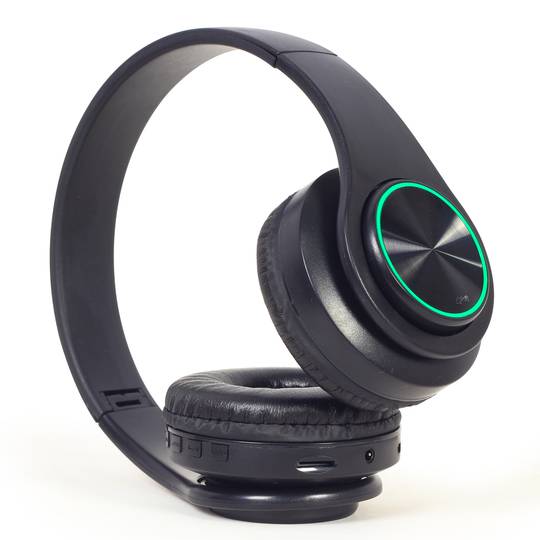 Casque stéréo Bluetooth Gembird avec effet de lumière LED