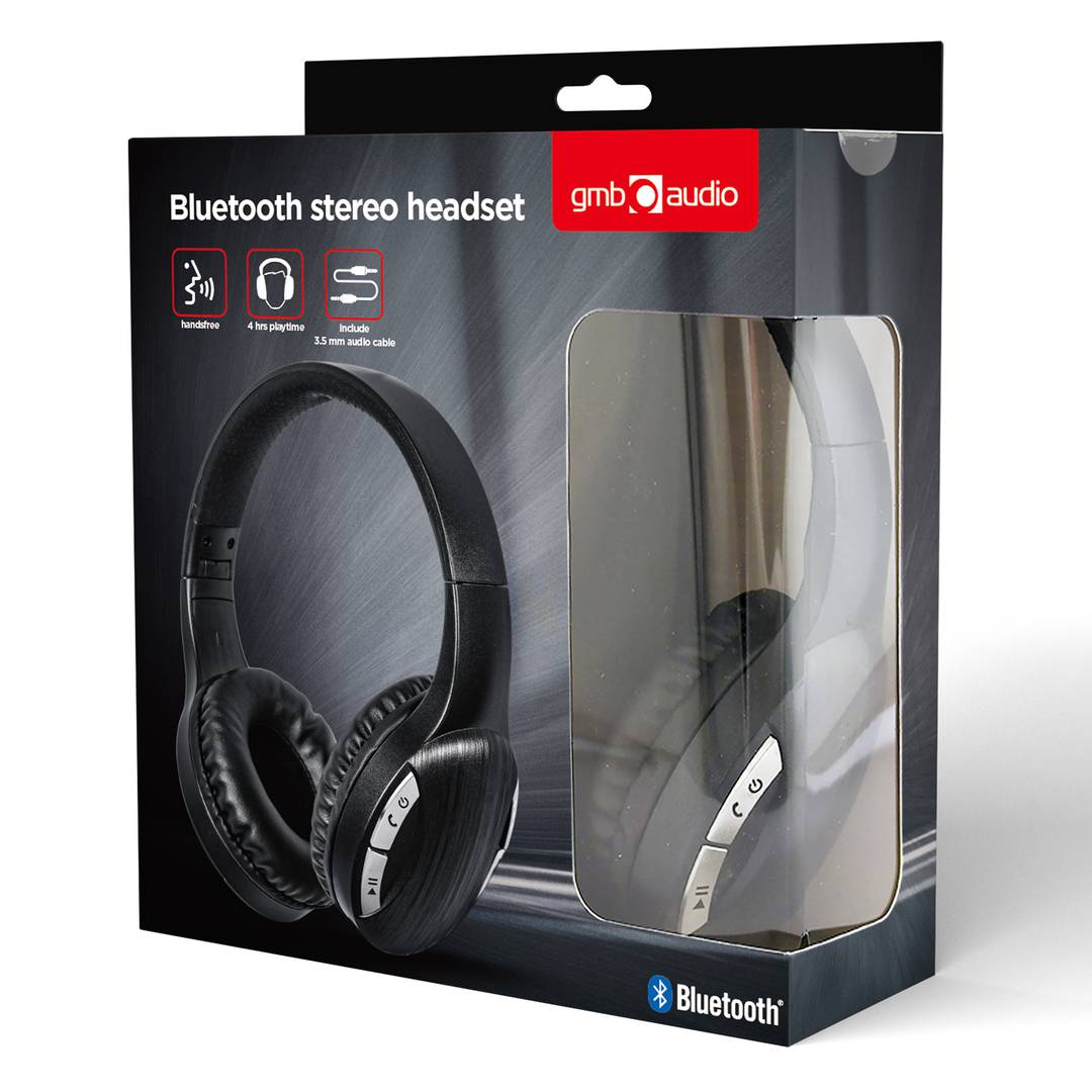 Auriculars Gembird estèreo Bluetooth en negre