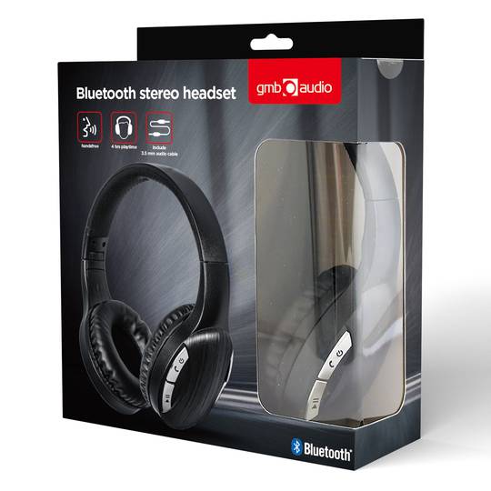 Auriculars Gembird estèreo Bluetooth en negre