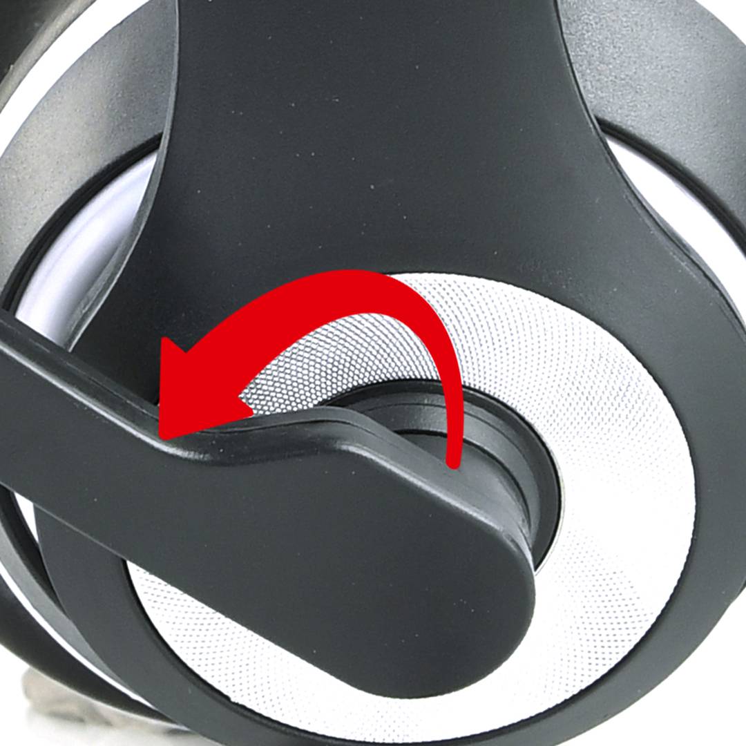 Auriculars Gembird estèreo de color negre amb cèrcol blanc