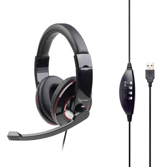 Auriculares Gembird estéreo USB Negros