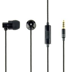 Fones de ouvido metálicos Gembird com microfone "Paris" preto