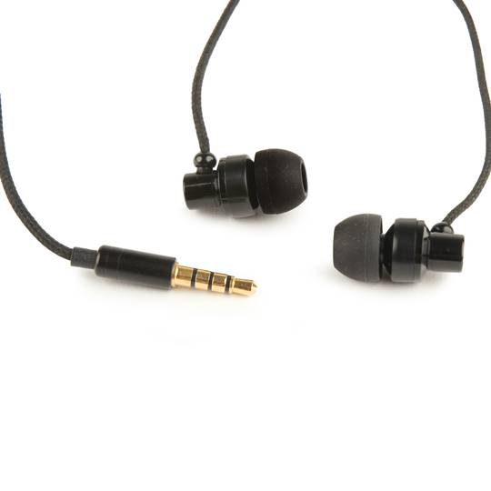 Fones de ouvido metálicos Gembird com microfone 