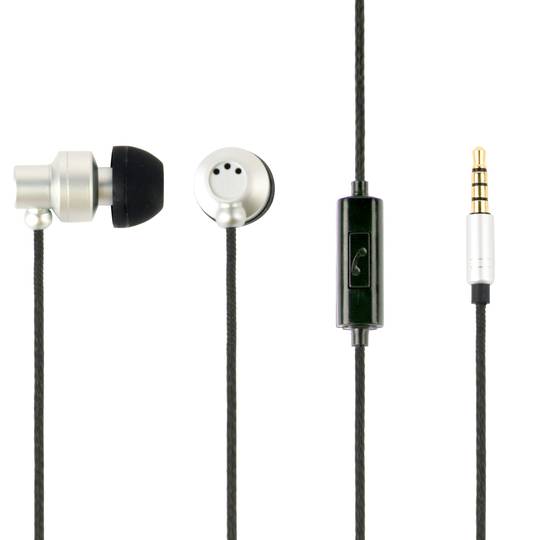Gembird metallic headphones with microphone "Paris" silver Cablematic