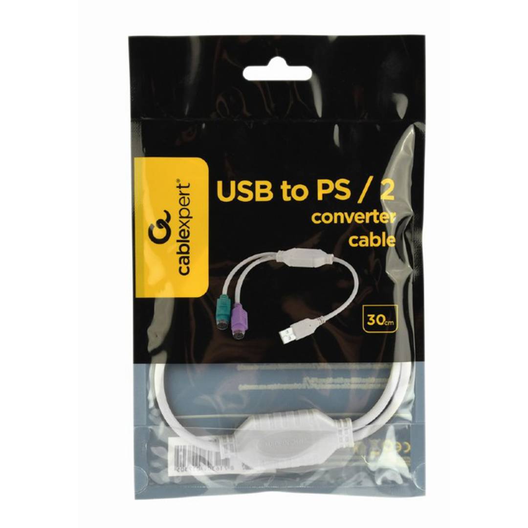 Gembird USB male to 2x PS2 female connector adapter cable