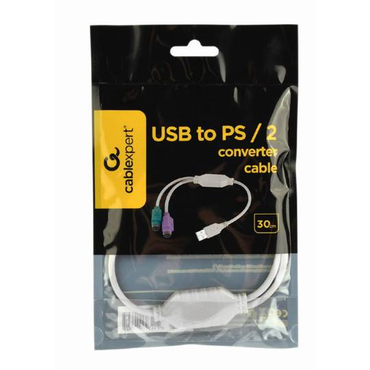 Gembird USB male to 2x PS2 female connector adapter cable